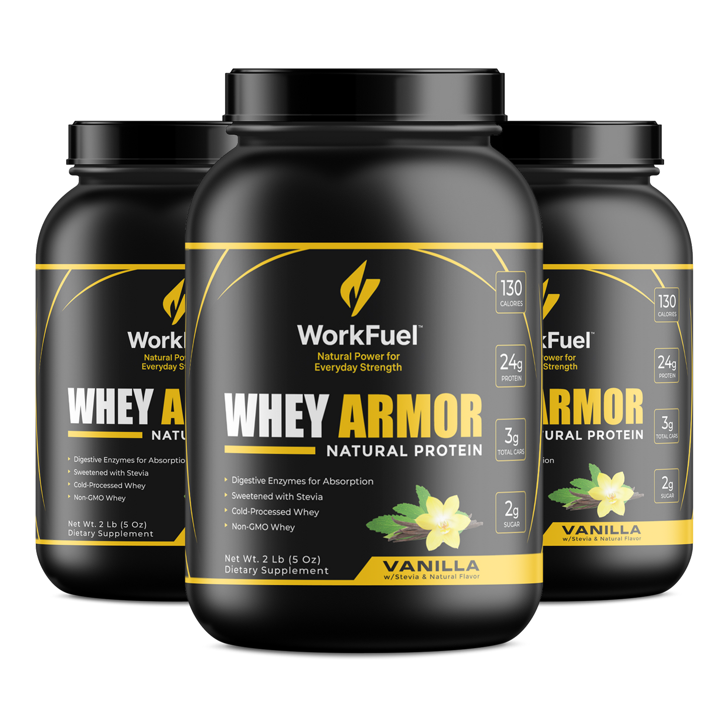 Whey Armor Natural Vanilla 90-days