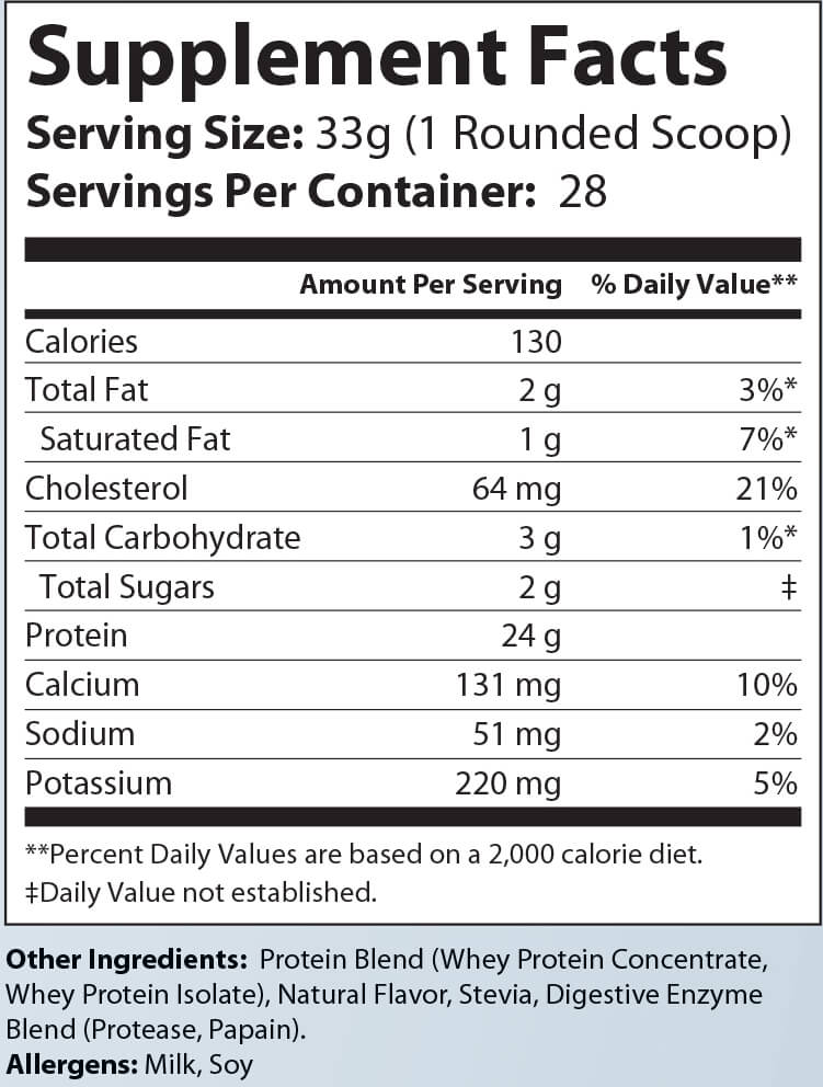 Whey Armor Natural Vanilla 90-days