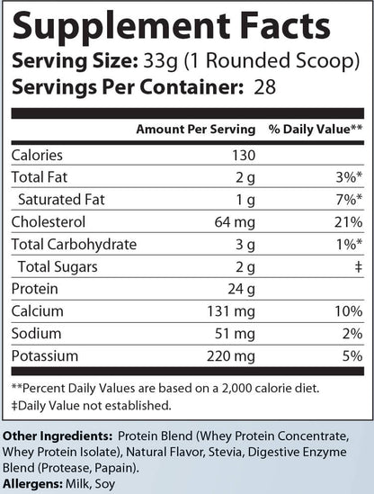 Whey Armor Natural Vanilla 90-days